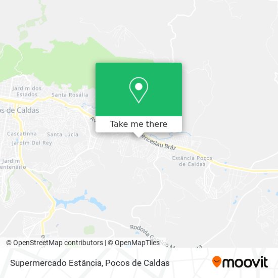 Supermercado Estância map