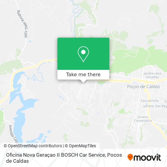 Oficina Nova Geraçao II BOSCH Car Service map