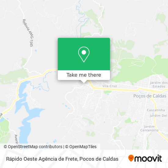 Rápido Oeste Agência de Frete map