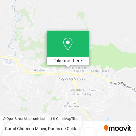 Curral Choperia Mineir map