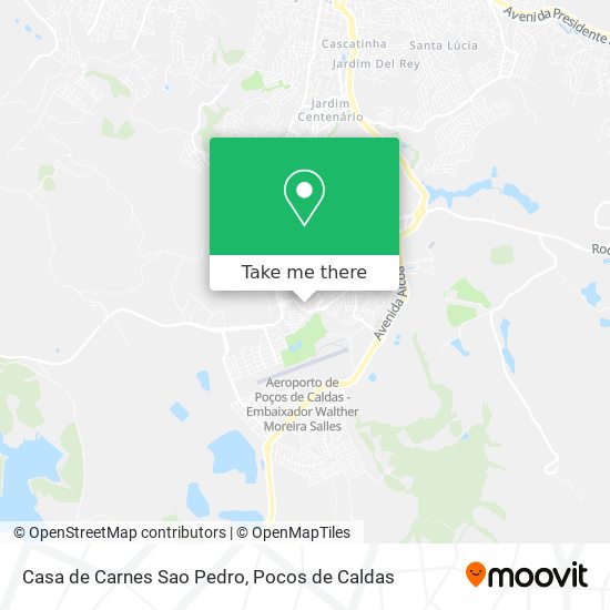 Casa de Carnes Sao Pedro map