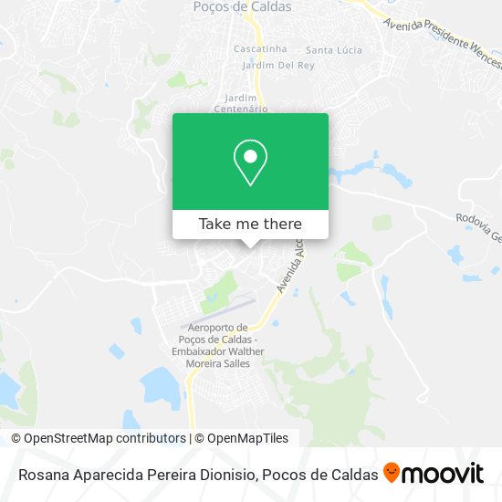 Rosana Aparecida Pereira Dionisio map