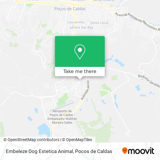 Embeleze Dog Estetica Animal map