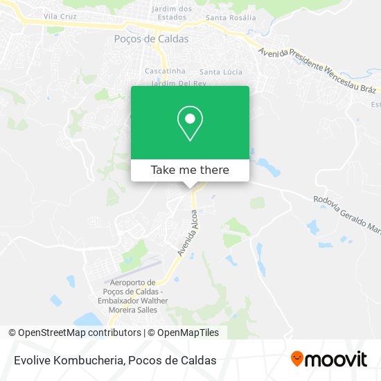 Evolive Kombucheria map