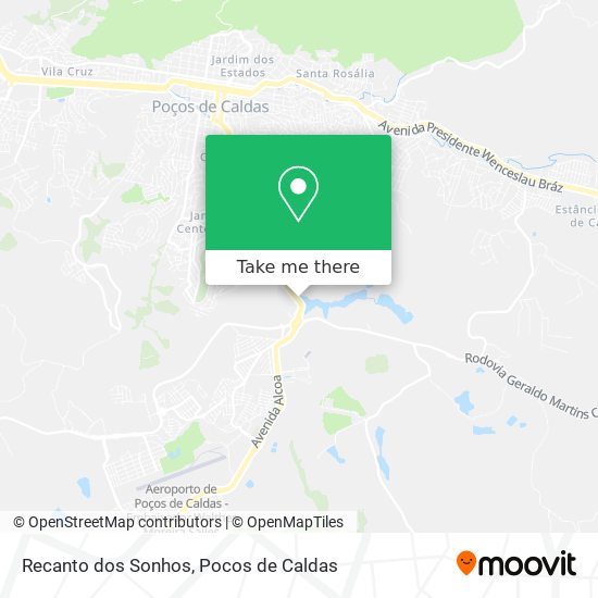 Recanto dos Sonhos map