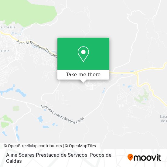 Aline Soares Prestacao de Servicos map