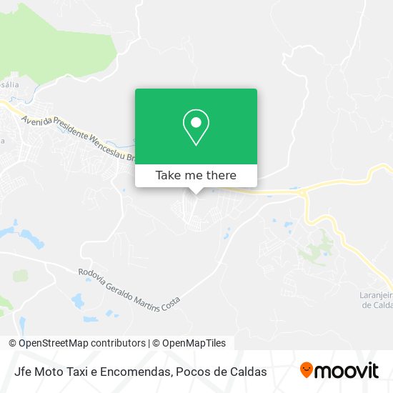 Mapa Jfe Moto Taxi e Encomendas