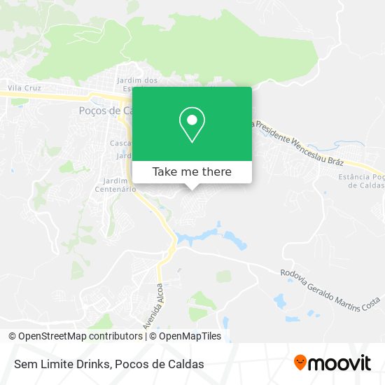 Sem Limite Drinks map