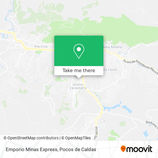 Emporio Minas Express map