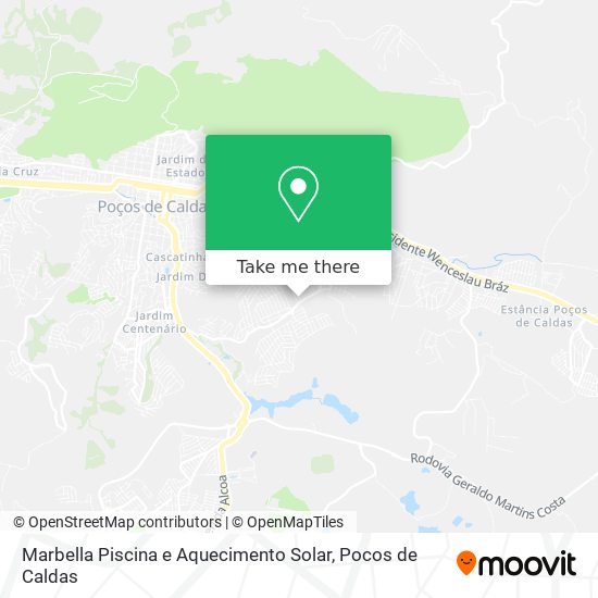 Marbella Piscina e Aquecimento Solar map