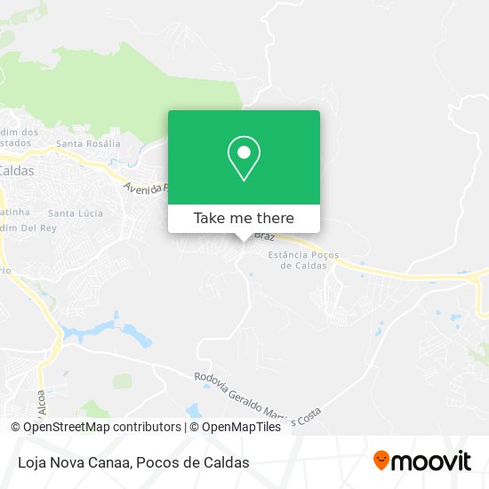 Loja Nova Canaa map