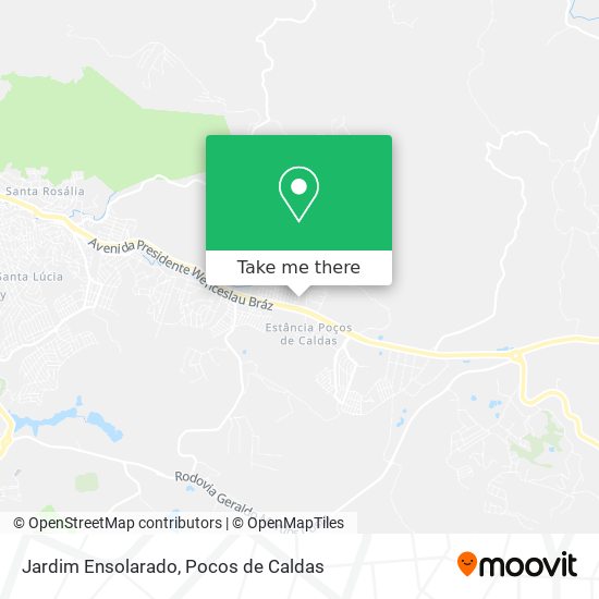 Jardim Ensolarado map