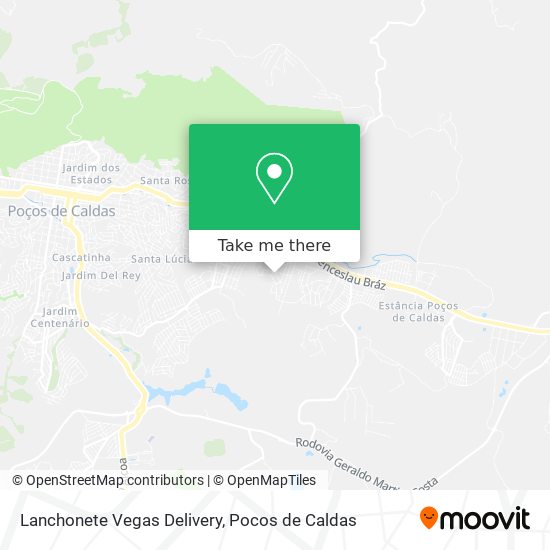 Lanchonete Vegas Delivery map