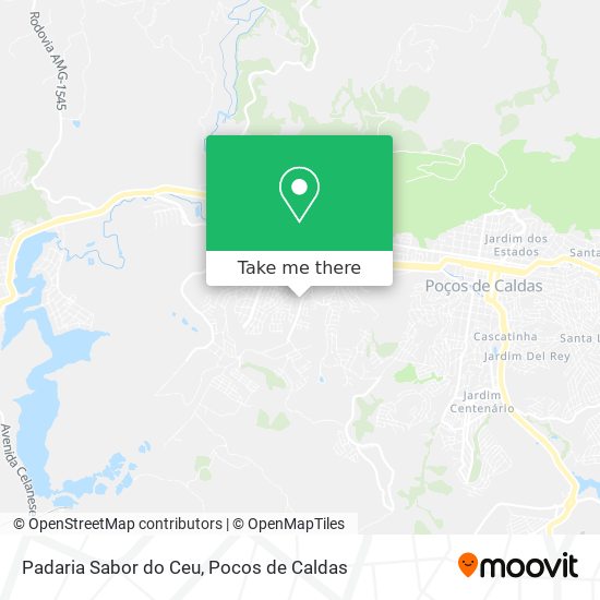 Mapa Padaria Sabor do Ceu