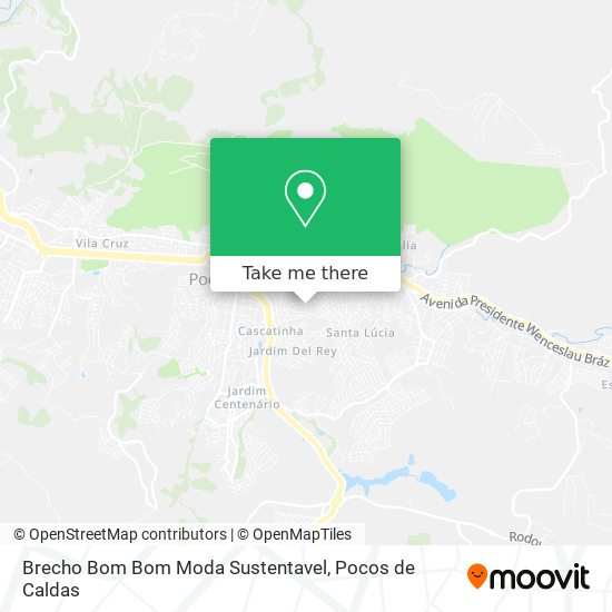 Brecho Bom Bom Moda Sustentavel map