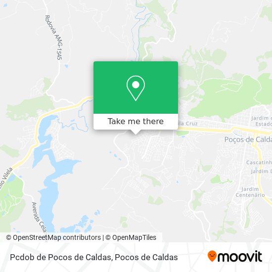 Pcdob de Pocos de Caldas map