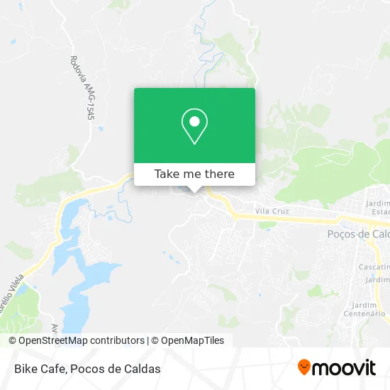 Bike Cafe map