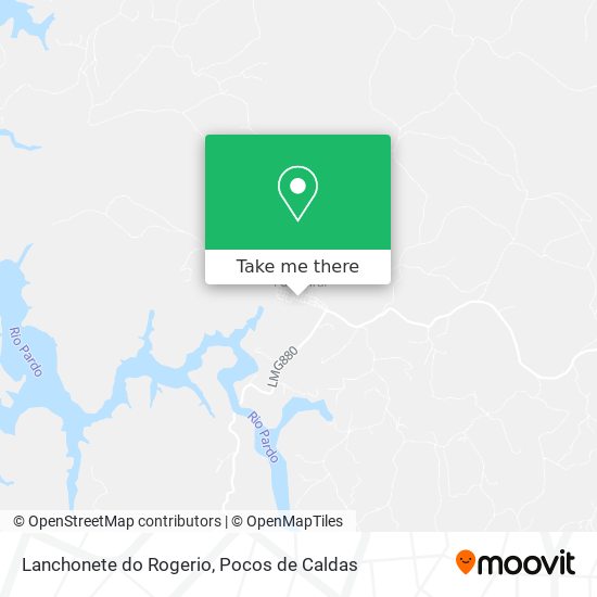 Mapa Lanchonete do Rogerio