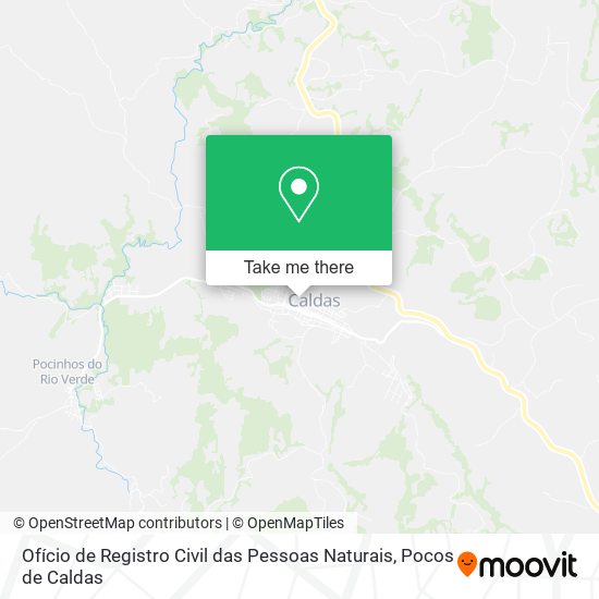 Ofício de Registro Civil das Pessoas Naturais map