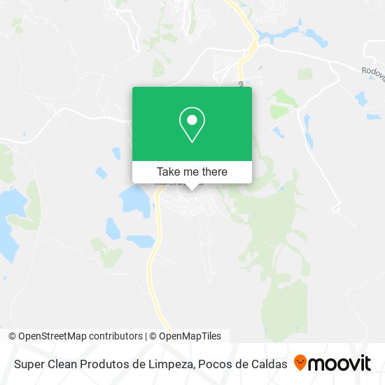 Mapa Super Clean Produtos de Limpeza