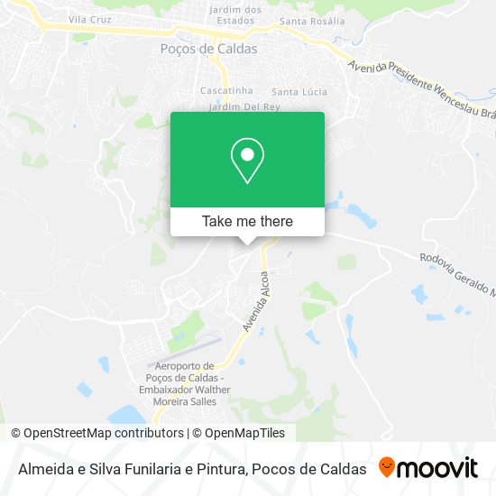 Almeida e Silva Funilaria e Pintura map