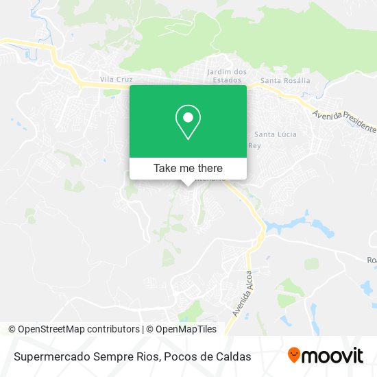 Mapa Supermercado Sempre Rios