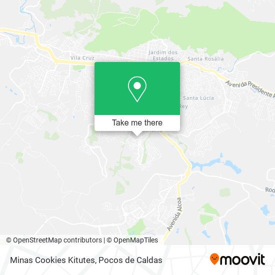 Minas Cookies Kitutes map