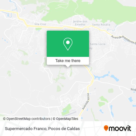 Mapa Supermercado Franco