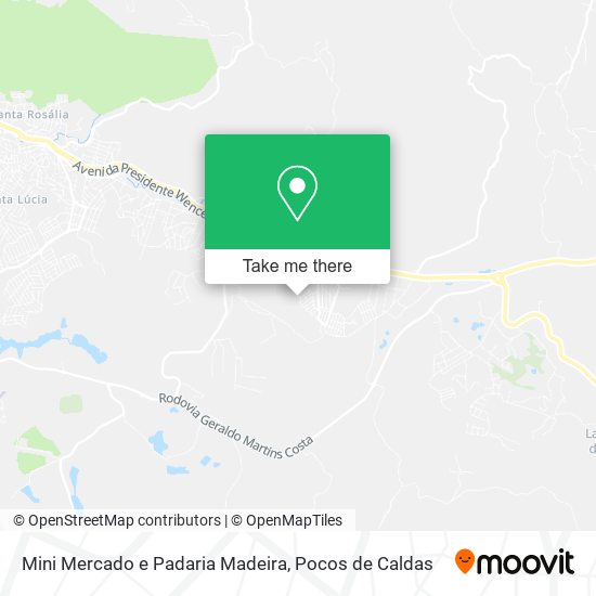 Mini Mercado e Padaria Madeira map