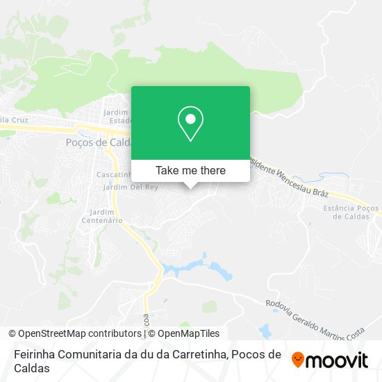 Mapa Feirinha Comunitaria da du da Carretinha