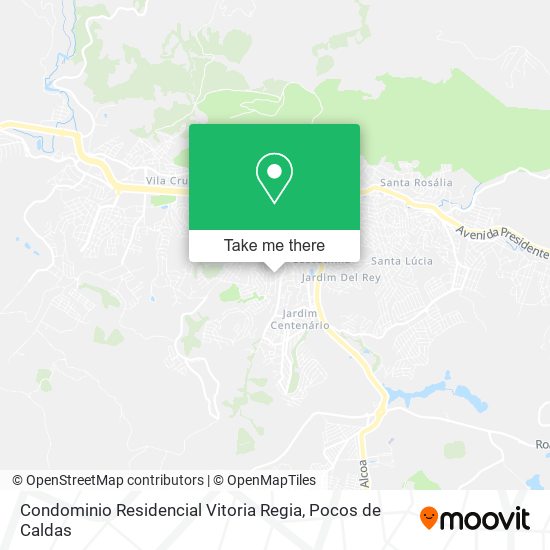 Mapa Condominio Residencial Vitoria Regia