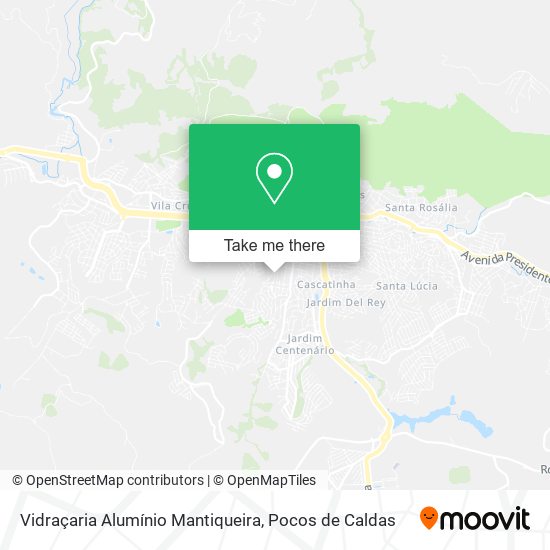 Vidraçaria Alumínio Mantiqueira map