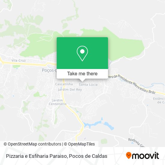 Pizzaria e Esfiharia Paraiso map