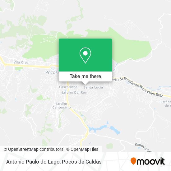 Antonio Paulo do Lago map