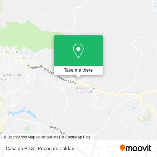 Casa da Pizza map