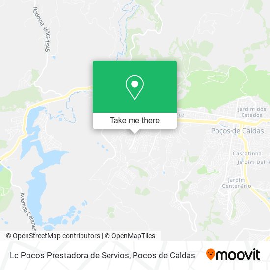 Lc Pocos Prestadora de Servios map