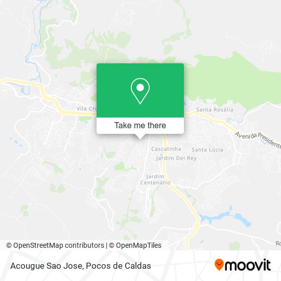 Mapa Acougue Sao Jose