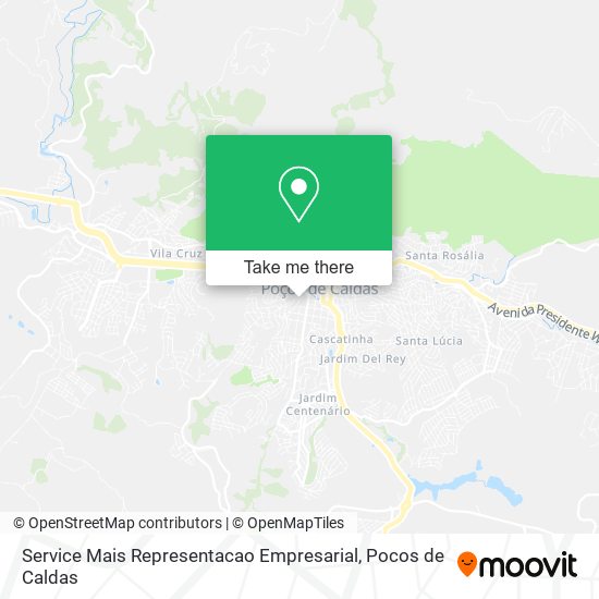 Mapa Service Mais Representacao Empresarial