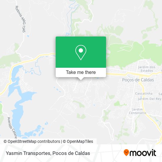 Yasmin Transportes map