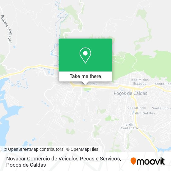 Novacar Comercio de Veiculos Pecas e Servicos map