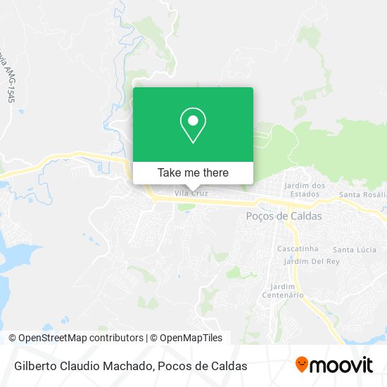 Gilberto Claudio Machado map