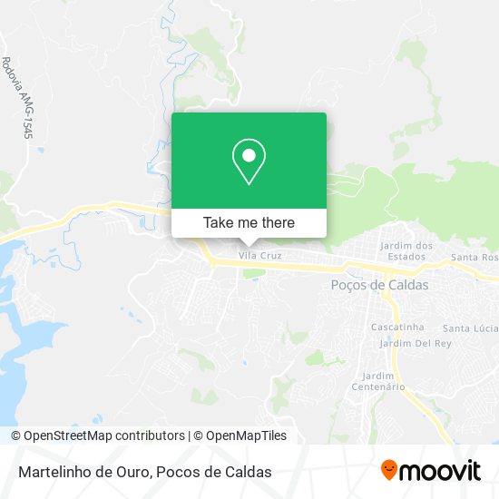 Martelinho de Ouro map