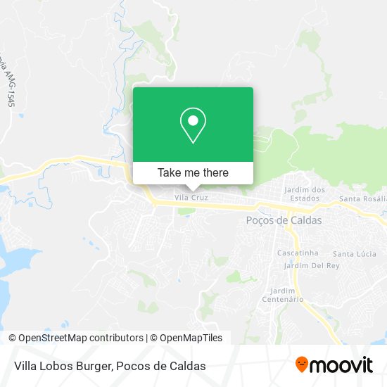 Villa Lobos Burger map