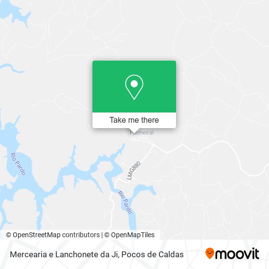 Mapa Mercearia e Lanchonete da Ji