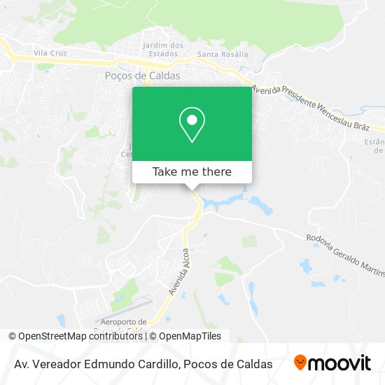 Av. Vereador Edmundo Cardillo map