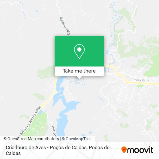 Criadouro de Aves - Poços de Caldas map