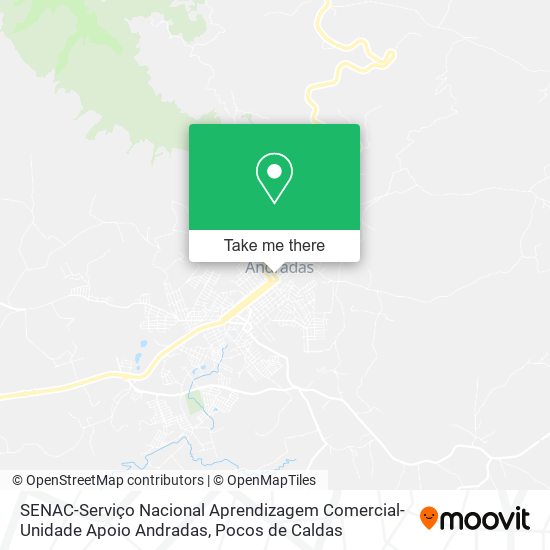 SENAC-Serviço Nacional Aprendizagem Comercial-Unidade Apoio Andradas map
