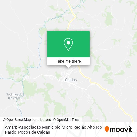 Mapa Amarp-Associação Município Micro Região Alto Rio Pardo