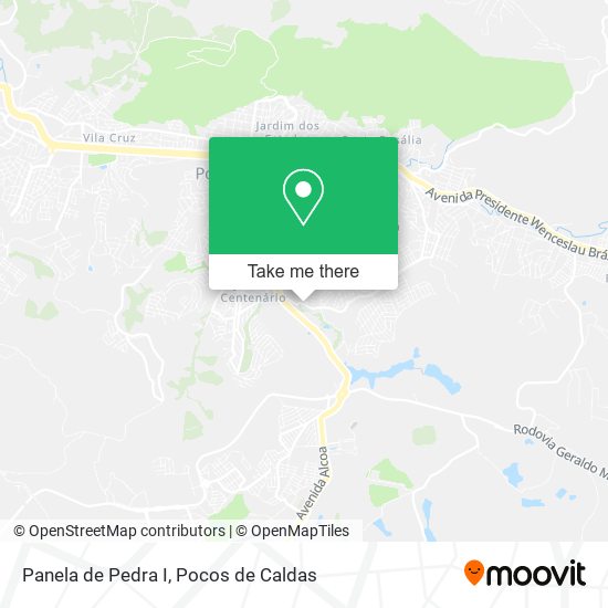 Panela de Pedra I map