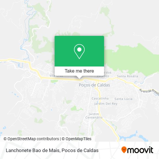 Lanchonete Bao de Mais map